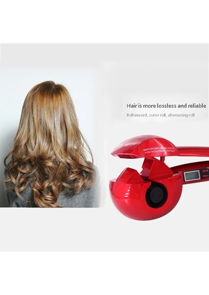 Blue Us Otomatik Dönen Seramik Saç Bigudi Otomatik Bukle Makinesi Şekillendirici Aracı LED Ekran Saç Demir Saç Kıvırma Çubuğu Hava Spin ve Curl Waver (Yurt Dışından) fırsatları