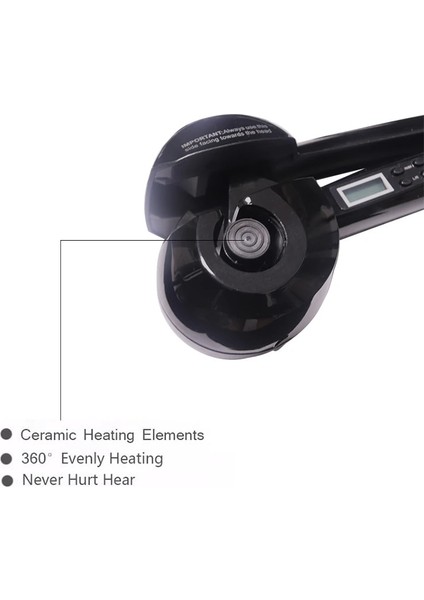 Blue Us Otomatik Dönen Seramik Saç Bigudi Otomatik Bukle Makinesi Şekillendirici Aracı LED Ekran Saç Demir Saç Kıvırma Çubuğu Hava Spin ve Curl Waver (Yurt Dışından) indirimleri