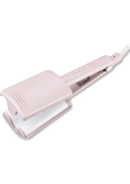Pembe Ingiltere 26 mm Saç Maşası Seramik Profesyonel Üçlü Varil Saç Bigudi Yumurta Rulo Saç Şekillendirici Aracı Saç Şekillendirici Değnek Bigudi (Yurt Dışından)