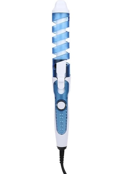 Mavi Ab Spiral Saç Bigudi Profesyonel Elektrikli Salon Seramik Saç Maşası Taşınabilir Sihirli Waver Şekillendirici Araçları Saç Kıvırma Çubuğu (Yurt Dışından)