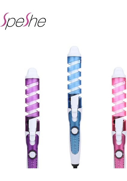 Mavi Ab Spiral Saç Bigudi Profesyonel Elektrikli Salon Seramik Saç Maşası Taşınabilir Sihirli Waver Şekillendirici Araçları Saç Kıvırma Çubuğu (Yurt Dışından) indirimleri