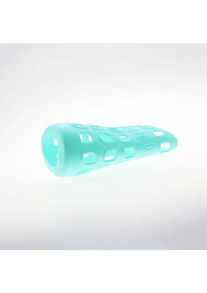 Pembe Yeşilimsi 6.0 cm Hollow Out Silikon Su Şişesi Kapağı Anti Haşlanma Bardak Kapağı Silikon Cam Süt Şişesi Koruyucu Kılıf (Yurt Dışından)
