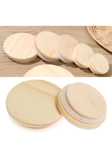 62MM Yeniden Kullanılabilir Şişe Sızdırmazlık Kapakları Uyumlu Mutfak Organizasyon Geniş Ağız Kapağı Ahşap Kapaklar Konserve Depolama Cam Turşu Kavanozu Kapağı (Yurt Dışından) modelleri