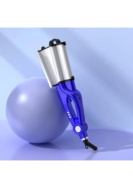 Mavi Ingıltere 28MM Yumurta Rulo Saç Bigudi Seramik Döner Bigudi Anti-Haşlanma Silindirler Saç Hızlı Isıtma Bukle Makinesi Şekillendirici Aletler (Yurt Dışından)