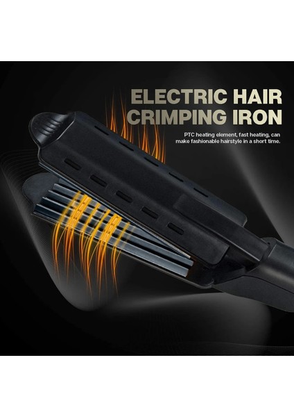 Kutusu ile Ab Profesyonel Oluklu Bukle Makinesi Seramik Saç Bigudi Elektrikli Crimper Saç Maşası Araçları Oluklu Saç Waver Demir Şekillendirici (Yurt Dışından) modelleri