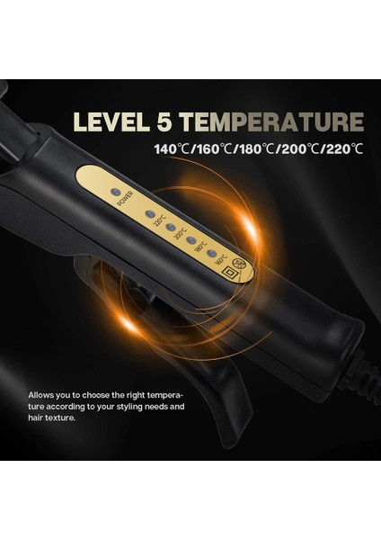 Kutusu ile Ab Profesyonel Oluklu Bukle Makinesi Seramik Saç Bigudi Elektrikli Crimper Saç Maşası Araçları Oluklu Saç Waver Demir Şekillendirici (Yurt Dışından) fırsatları