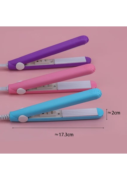 Mor Bukle Makinesi Mini Saç Demir Pembe Oluklu Plaka Elektrikli Bukle Makinesi Saç Sanat Şekillendirici Araçları (Yurt Dışından) fiyatları