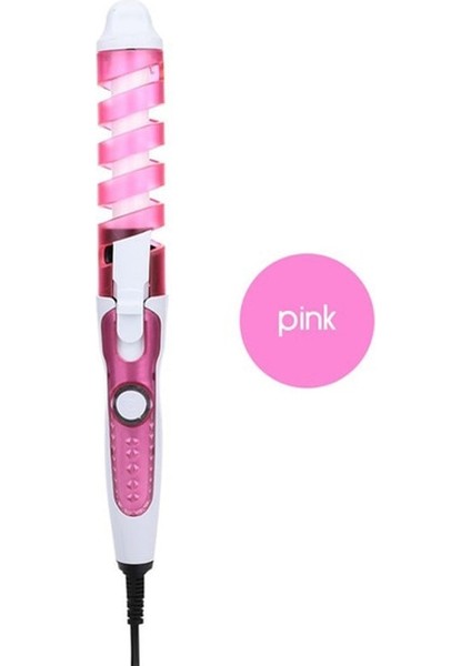 Pembe Abd Taşınabilir Saç Bigudi Rulo Spiral Bukle Makinesi Salon Elektrikli Saç Bigudi Güzellik Saç Kıvırma Çubuğu Profesyonel Saç Şekillendirici Güzellik (Yurt Dışından)