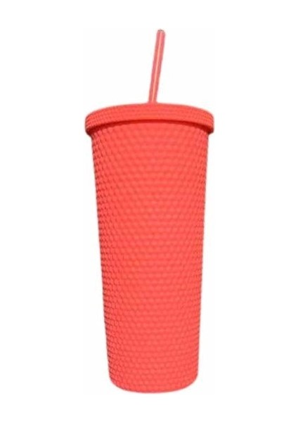 Turuncu Logo Yok 1pc Elmas Radyant Tanrıça Kupası 710ML Yaz Soğuk Su Bardağı Samanlı Bardak Çift Katmanlı Plastik Durian Kahve Kupa Logo Yok (Yurt Dışından) fiyatları