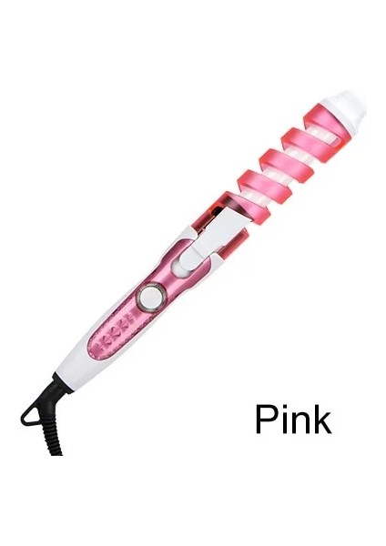 Pembe-Ab Sihirli Pro Saç Maşaları Elektrikli Kıvırmak Seramik Spiral Saç Maşası Değnek Salon Saç Şekillendirici Araçları Saç Değnek Bigudi Demir (Yurt Dışından)