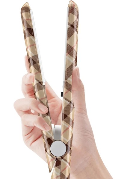 Tartan Tasarım Ab Profesyonel Saç Şekillendirme Mini Taşınabilir Seramik Düz Zebra Saç Düzleştirici Ütüler Şekillendirici Araçları Dalgalar Ütüler (Yurt Dışından) fırsatları