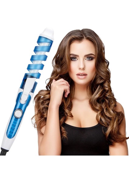 Pembe-Ab Sihirli Pro Saç Maşaları Elektrikli Kıvırmak Seramik Spiral Saç Maşası Değnek Salon Saç Şekillendirici Araçları Saç Değnek Bigudi Demir (Yurt Dışından) indirimleri