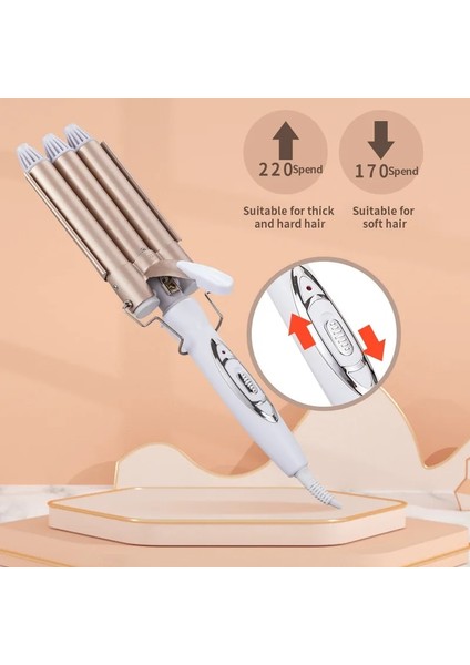 20MM Ab Profesyonel Kuaförlük Araçları Saç Maşaları Seramik Beş Namlu Şekillendiriciler Saç Maşaları Şekillendirici Araçları Saç Maşaları (Yurt Dışından) fiyatları