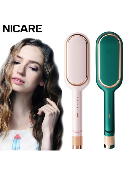 Pembe Bize Nıcare Yumurta Rulo Saç Bigudi 2 Varil Curling Ütüler Değnek Seramik Üçlü Varil Hızlı Dalga Demir Sopa Kıvırcık Ev Saç Şekillendirici Aracı (Yurt Dışından)