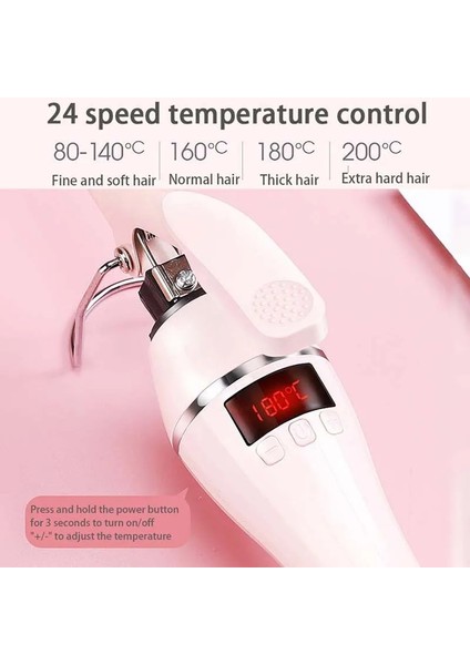 LCD Tarzı 9mm Au Sonofly Profesyonel 9mm Saç Maşası Waver Armut Çiçek Değnek Waver Saç Bigudi 80-200°C Seramik Rulo LCD Şekillendirme Araçları JF-689 (Yurt Dışından) indirimleri