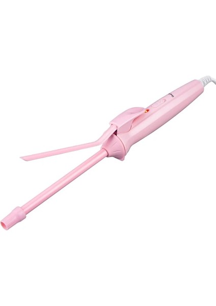 Pembe Ab Ckeyin Mini Saç Maşası 9mm Bigudi Değnek Profesyonel Kıvırcık Maşa Seramik Elektrikli Salon Şekillendirici Aracı Küçük Sıkma Demir (Yurt Dışından)