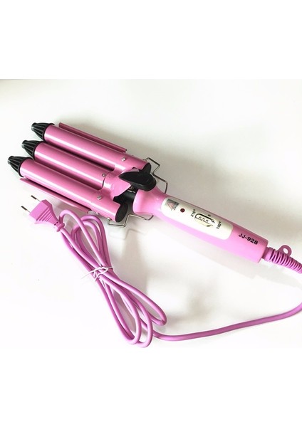Pembe 25MM Profesyonel Bukle Makinesi Seramik Üçlü Varil Saç Şekillendirici Saç Waver Şekillendirici Araçları 110-220 V Saç Bigudi Elektrikli Curling (Yurt Dışından) fiyatları