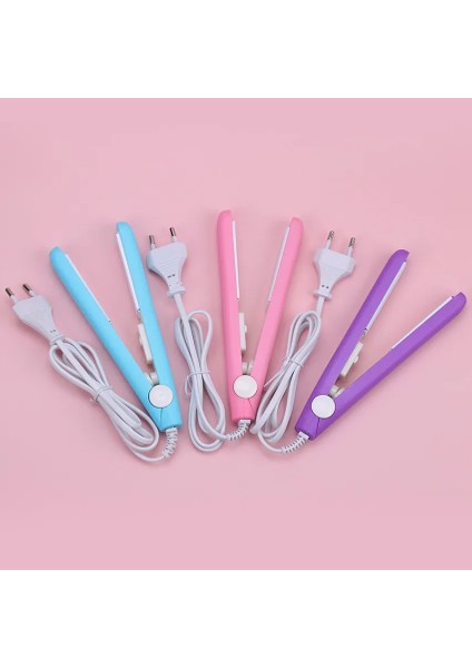 Pembe 1 Adet Yeni Bukle Makinesi Mini Saç Demir Pembe Oluklu Levha Elektrikli Bukle Makinesi Saç Sanatı Şekillendirici Araçları (Yurt Dışından) modelleri