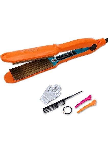 Tip 2 Turuncu Us Saç Kıvırıcı Saç Maşası Seramik Kıvırıcılar Wavers Bigudi Değnek Hızlı Isıtma 3 Varil Saç Waver Araçları Mısır Saç Türleri (Yurt Dışından)