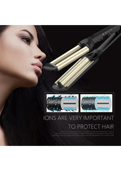 Tip 2 Turuncu Us Saç Kıvırıcı Saç Maşası Seramik Kıvırıcılar Wavers Bigudi Değnek Hızlı Isıtma 3 Varil Saç Waver Araçları Mısır Saç Türleri (Yurt Dışından) fırsatları