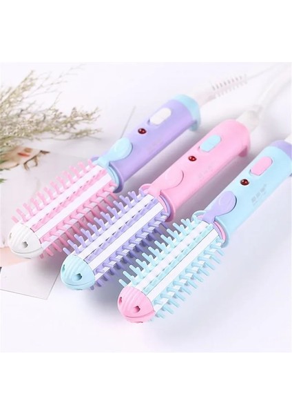 Mor Ab 2 In 1 Taşınabilir Mini Pembe Elektrikli Saç Düzleştirici Fırça Saç Bigudi Saç Kurutma Makinesi Fırçası Sıcak Hava Tarak Saç Aracı 4 # (Yurt Dışından) fiyatları