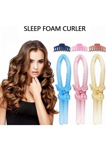 2 Isısız Kıvırma Çubuğu Kafa Bandı Şerit Ipek Hairwear Bukle Maşaları Tembel Kıvırma Isı Yok Hasarsız Bukleler Uyku Yumuşak Bukle Maşası Saç Köpüğü (Yurt Dışından) fiyatları