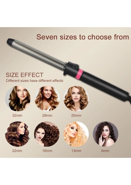 16MM Au Sıcaklık Ayarı Değnek Bigudi Saç Maşası Saç Bigudi Şekillendirme Araçları Profesyonel Salon Seramik Kaplama Bukle Makinesi (Yurt Dışından) fırsatları