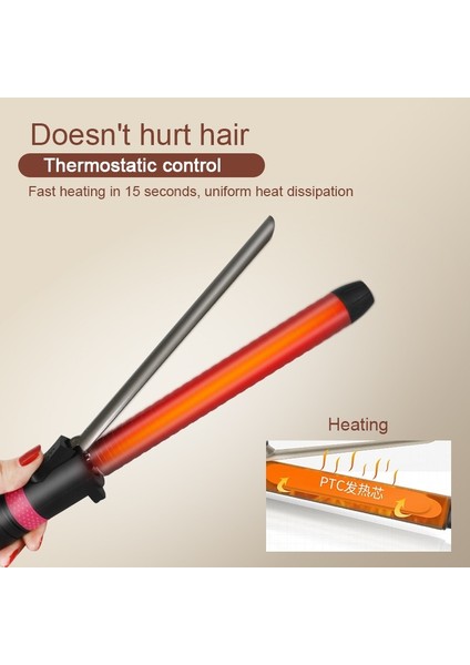 16MM Au Sıcaklık Ayarı Değnek Bigudi Saç Maşası Saç Bigudi Şekillendirme Araçları Profesyonel Salon Seramik Kaplama Bukle Makinesi (Yurt Dışından) indirimleri