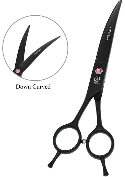 B0057A-01-70 Meisha 7.0 "sol El Profesyonel Pet Köpek Kedi Bakım Makası Keskin Kenar Hayvanlar Saç Kesme Inceltme Kavisli Makaslar B0057A (Yurt Dışından) modelleri