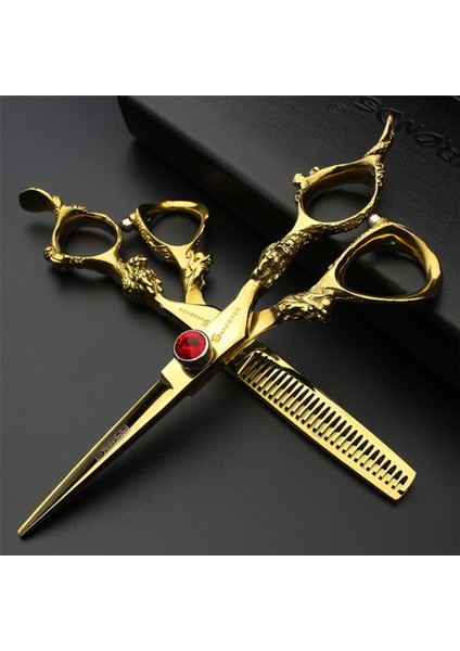 6 Inç Kesim Altın Japonya 440C Profesyonel Kuaförlük Makas 5.5/6/7/7.5/9 Inç Berber Makası Saç Stilisti Adanmış Saç Makas Setleri (Yurt Dışından)