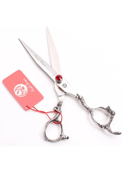 Z9100 Hong D 6n Z9100 6 "440C Kırmızı Profesyonel Insan Saç Makas Kuaförlük Kesme Makası Inceltme Makas Salon Tarzı Aracı Ejderha Kolu (Yurt Dışından) modelleri