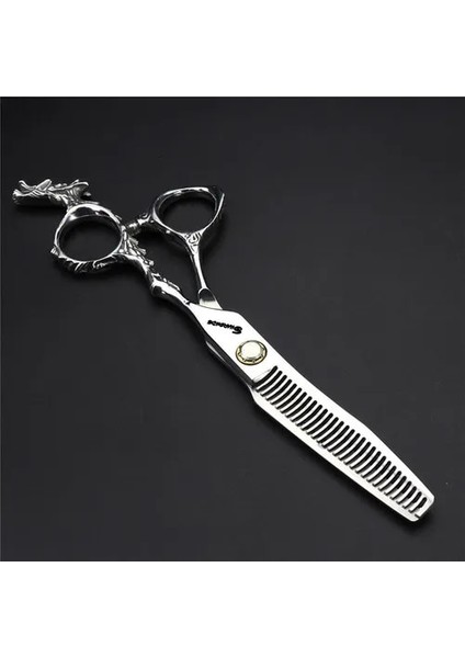 6 Inç Ince 30 Hakiki Yeni Kuaförlük Makas Profesyonel 6 Inç Berber Makası Saç Stilisti Özel Makas Düz Diş Makas (Yurt Dışından)