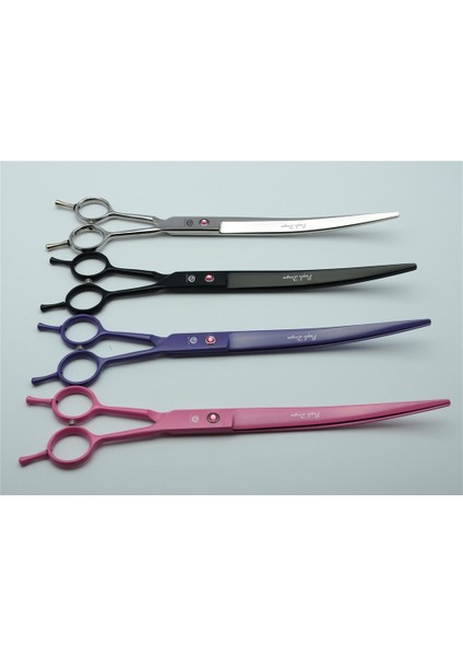 Pembe Kılıf 9 Inç 24 cm Mor Ejderha 440C Kırmızı Mücevher Profesyonel Köpekler Kediler Evcil Hayvanlar Saç Makası Kuaförlük Makas Kavisli Kesme Makası Z4005 (Yurt Dışından) fiyatları