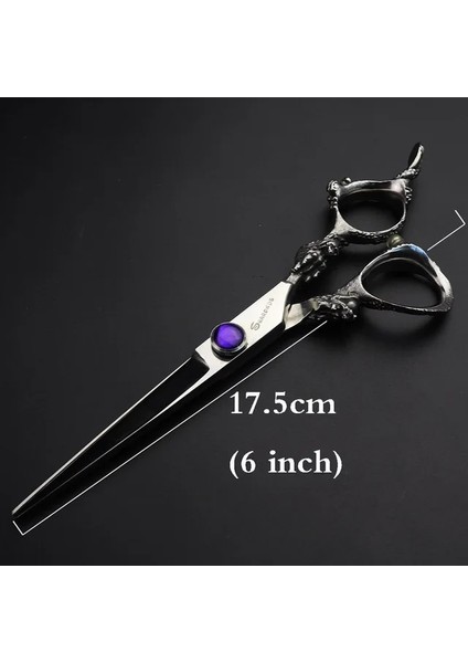 Kesme 6 Inç Profesyonel Kuaförlük Makas Berber Makas Kesme ve Inceltme Makas JAPAN440C Salon Kuaförlük Saç Makas Seti (Yurt Dışından)
