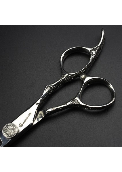6 Inç Inceltme 5.5/6/7/7.5 Inç Profesyonel Berber Makası Japonya 440C Salon Makası Berber Dükkanı Kesme Makası Seti Jilet Kuaförlük Makas (Yurt Dışından)