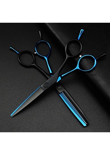 Kesme Profesyonel Jp 440C 5.5 '' Mavi Siyah Kesim Saç Kesme Makası Saç Kesimi Inceltme Berber Saç Kesme Makası Kuaför Makası (Yurt Dışından) fiyatları