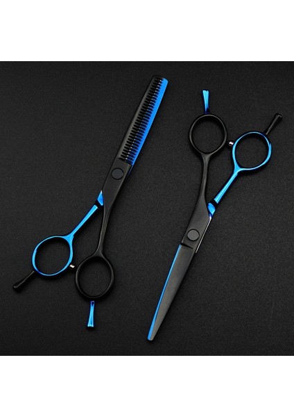 Kesme Profesyonel Jp 440C 5.5 '' Mavi Siyah Kesim Saç Kesme Makası Saç Kesimi Inceltme Berber Saç Kesme Makası Kuaför Makası (Yurt Dışından) modelleri