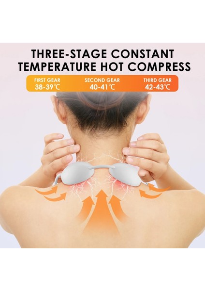 6 Mod 15 Seviye Asılı Boyun Servikal Omurga Masajı Elektrikli Omuz Sıcak Kompres Derin Doku Kas Stimülatörü Ems Tens Çanta Fizyoterapi (Yurt Dışından) modelleri