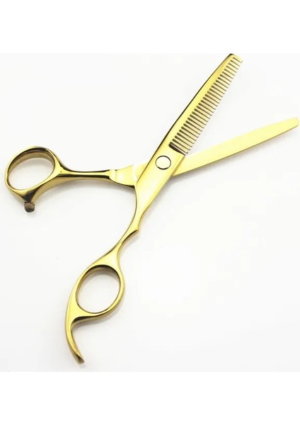 5.5 Inç Inceltme Profesyonel Japonya 440C 5.5 6 '' Altın Kesim Saç Makas Saç Kesimi Inceltme Berber Saç Kesimi Kesme Makası Kuaförlük Makas (Yurt Dışından)