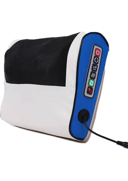 Altı Düğme Mavi Ingiltere Tak Boyun Masajı Elektrikli Masaj Yastığı Çok Fonksiyonlu Masaj Yastığı Cihazı Boyun Sağlığı Masajı Relax Yastık Masajı (Yurt Dışından) fırsatları