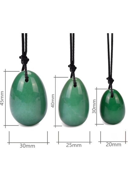 3yumurta Doğal Aventurin Yeşim Yoni Eggwomen Pelvik Taban Kas Kegel Egzersiz Vajinal Sıkılaştırıcı Doğum Sonrası Kurtarma Yeşim Ben Wa Topu (Yurt Dışından) fırsatları