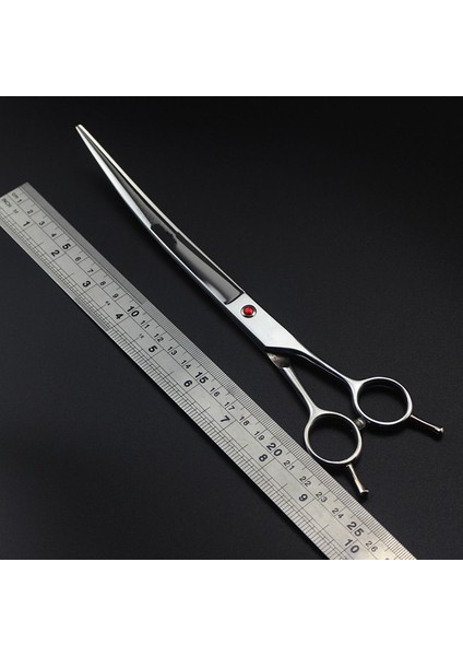 9 Inç Profesyonel Japonya 440C 6/7/8/9 '' Gümüş Evcil Köpek Bakım Kavisli Saç Makas Kesme Makası Evcil Hayvan Berber Kuaförlük Makas (Yurt Dışından)