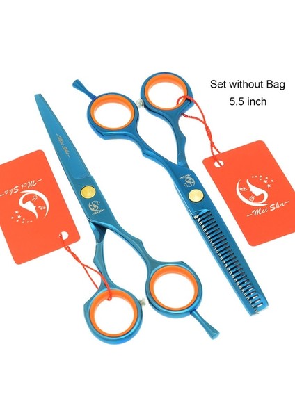 A0027A-02-55 Meisha 5.5 "kuaför Kesme Makası Paslanmaz Çelik Berber Inceltme Makası Salon Şekillendirici Makaslar Saç Tijeras A0029A (Yurt Dışından)