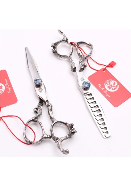 Z9006 Hong C 6y Z9006 6 "japonya 440C Mor Ejderha Profesyonel Keskin Kenar Insan Saç Makas Kuaförlük Kesme Makası Inceltme Makas Seti (Yurt Dışından) modelleri