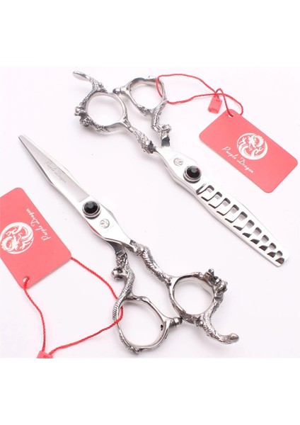 Z9006 Hong C 6y Z9006 6 "japonya 440C Mor Ejderha Profesyonel Keskin Kenar Insan Saç Makas Kuaförlük Kesme Makası Inceltme Makas Seti (Yurt Dışından) indirimleri