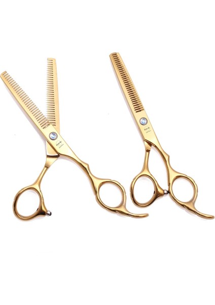 A2001 Yin-6h Çift Taraflı Dişli Berber Makası 5.5 "6.0" Aqıabı Japonya Paslanmaz Profesyonel Kuaförlük Makas Inceltme Makası A2001 (Yurt Dışından) modelleri