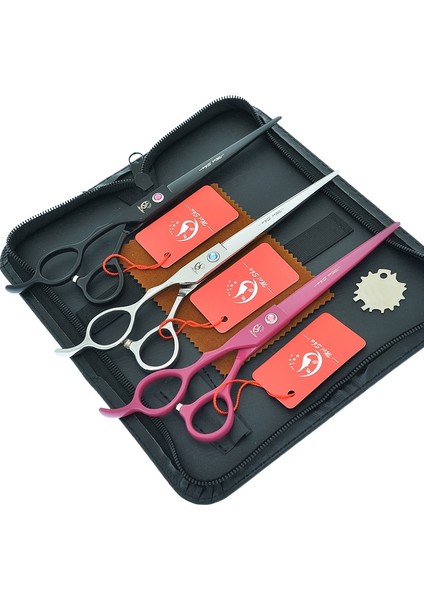 A0045A-06-60 Salon Solak Kuaför Makası Japon Çelik 5.5 "6.0" 7 "profesyonel Sol El Saç Kesme Inceltme Makası A0185A (Yurt Dışından)