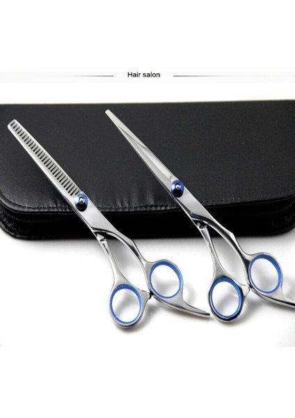 Mavi Kesme Profesyonel 6.0 Inç Paslanmaz Çelik Kuaför Saç Kesme Inceltme Makas Makas Kuaförlük Seti (Yurt Dışından) indirimleri