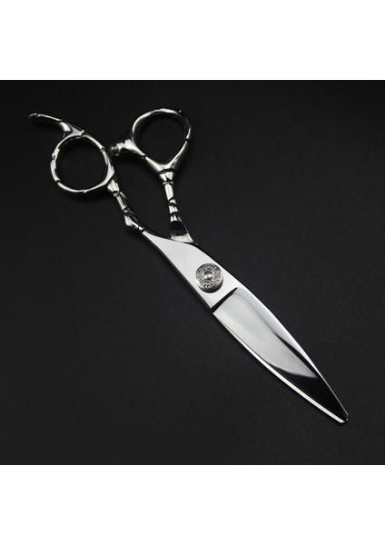 Makas Özel Logo Jp 440C Çelik 6 '' Söğüt Yaprağı Saç Makas Kesme Berber Aletleri Saç Kesimi Inceltme Makası Kuaförlük Makas (Yurt Dışından) fiyatları