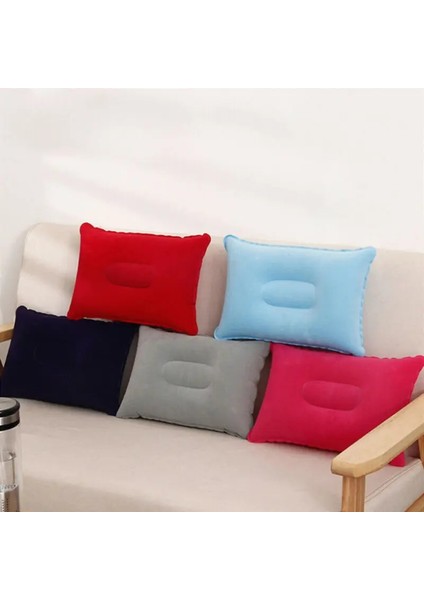 Mor Şişme Yastık Seyahat Hava Yastığı Kamp Plaj Araba Uçak Kafa Dayanağı Desteği (Yurt Dışından) modelleri